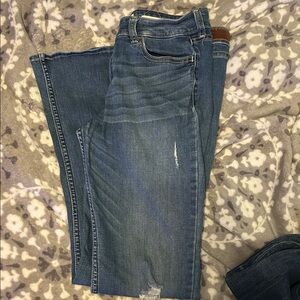 Hollister Women's Blue Straight Leg Jeans